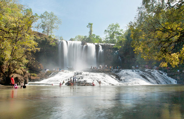 Boo Sra Waterfall in Cambodia