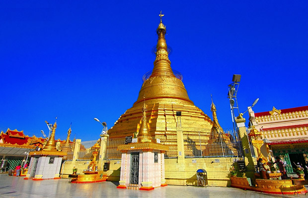 Botataung Pagoda in Myanmar