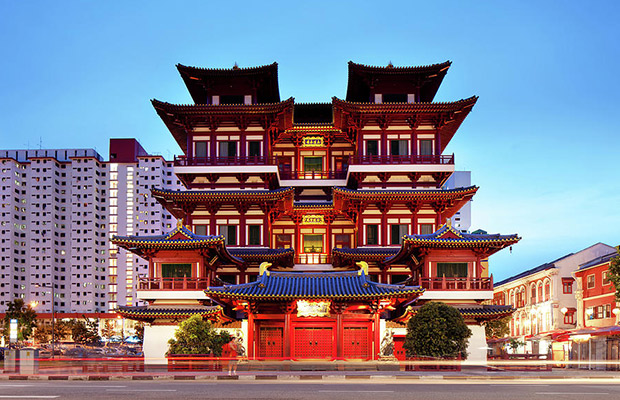 Buddha Tooth Relic Temple in Singapore