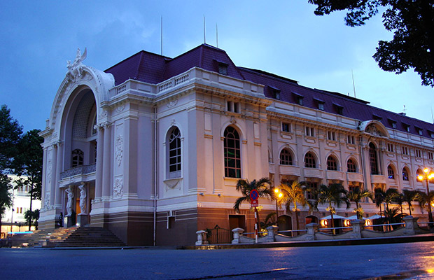 Ho Chi Minh City Opera House in Vietnam