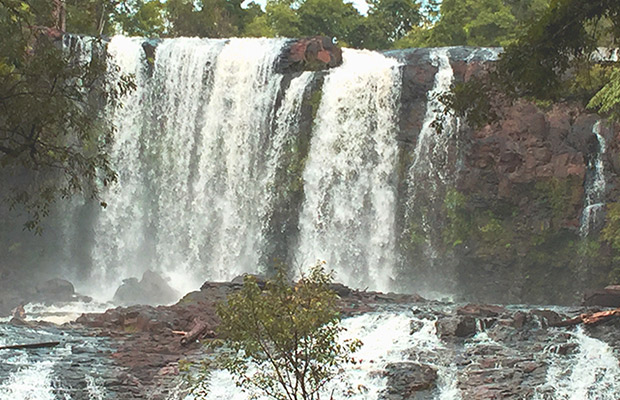 Lak Pok Bras Waterfall in Cambodia