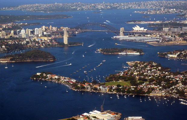 Port Jackson Bay in Australia