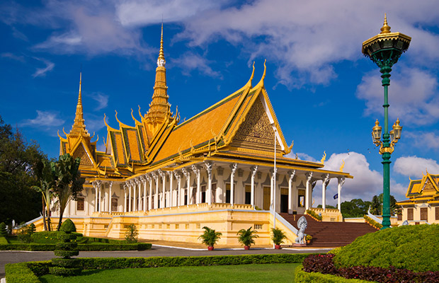 Royal Palace, Phnom Penh in Cambodia
