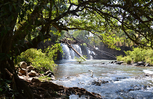 Sen Monorom Waterfall in Cambodia
